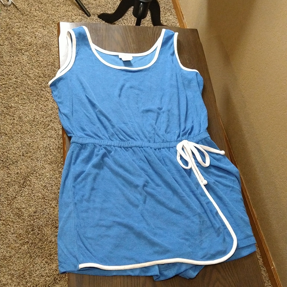 CW Classics Terrycloth Y2k  Faux Skirt Romper